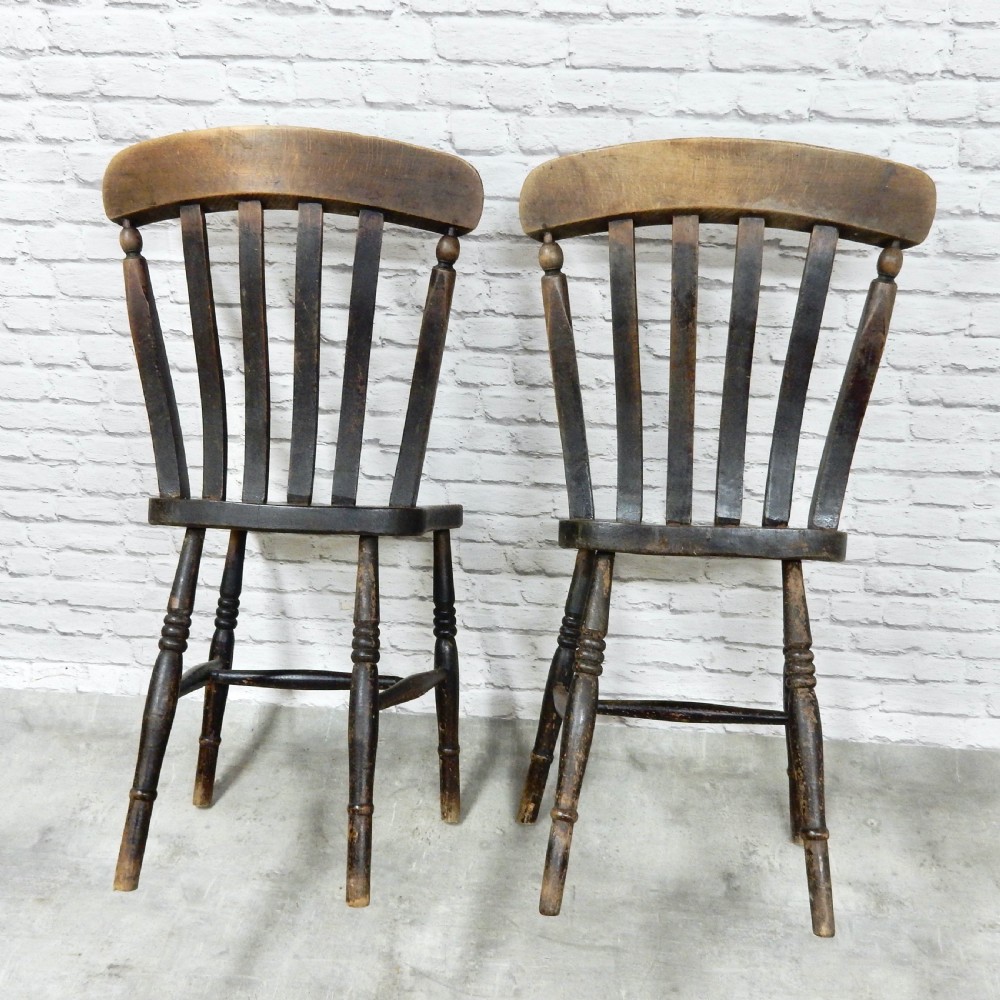 Windsor Lathback Kitchen Chairs(2) View V