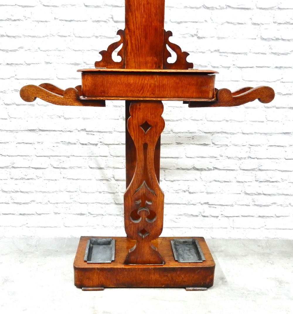 Oak Hallstand View VI