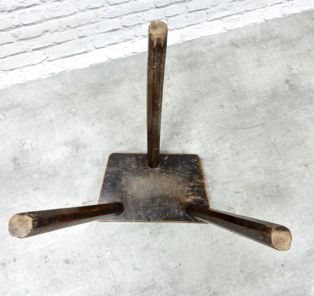 Tall Primitive Stool View III