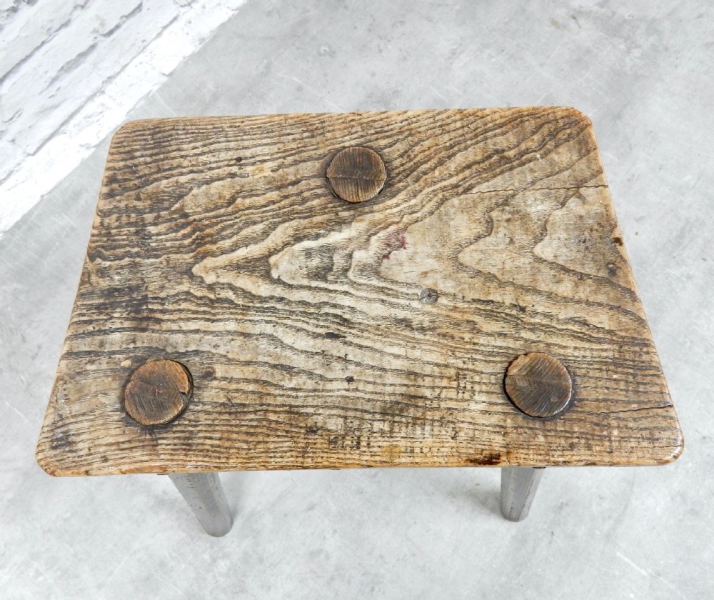 Tall Primitive Stool View IV