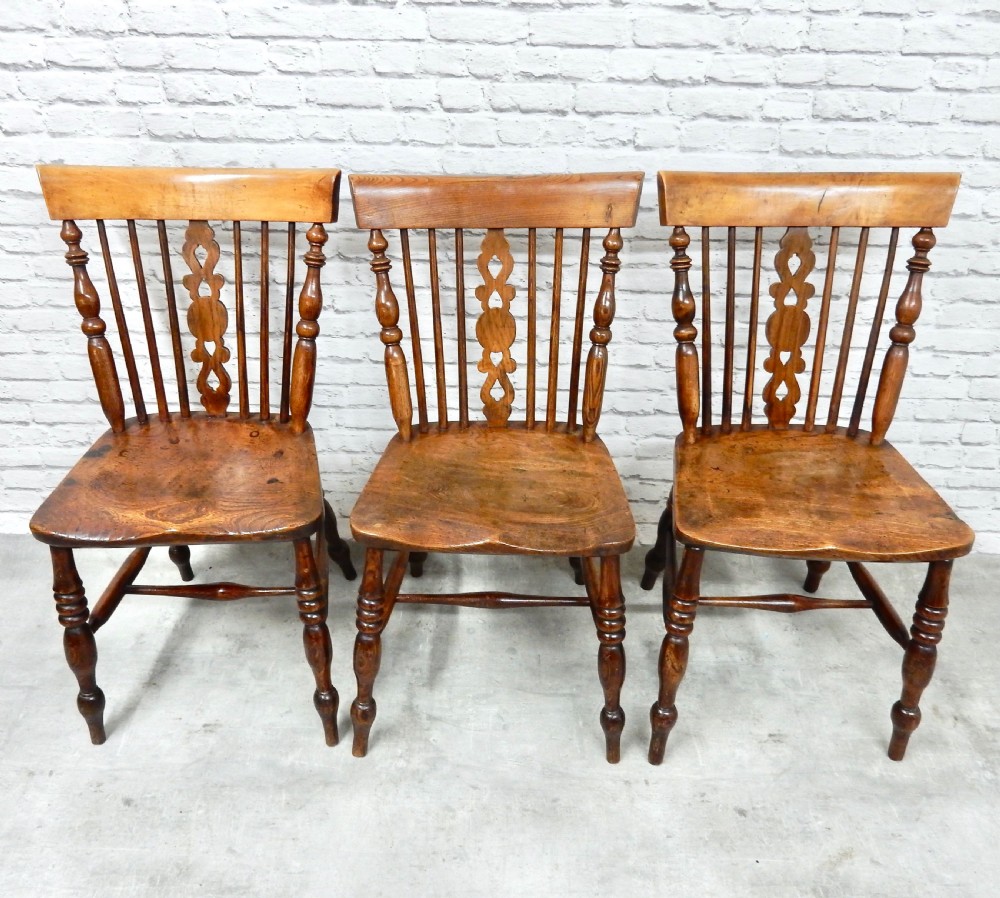 Set 6 Windsor Dining Chairs View IV