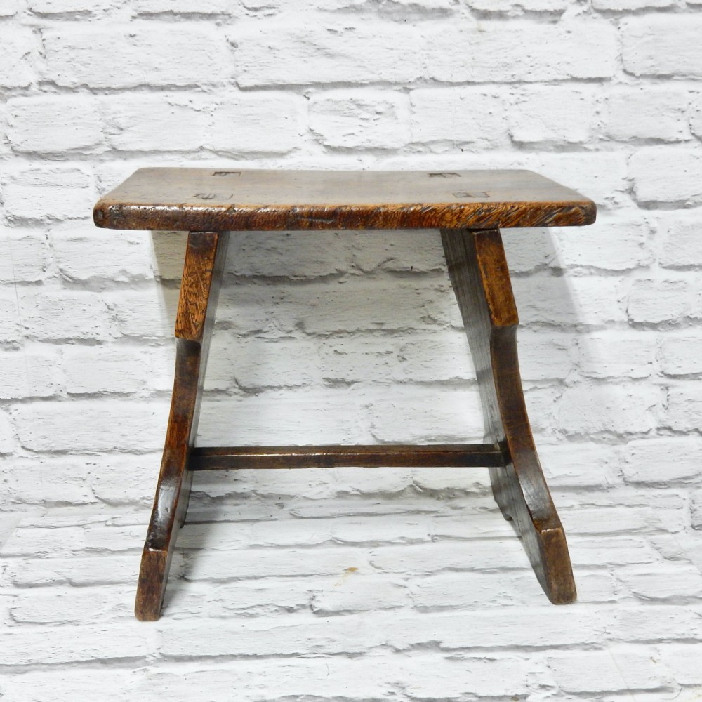C19th Trestle Stool View III