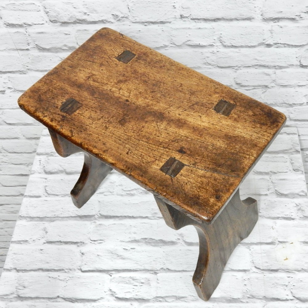 C19th Trestle Stool View IV