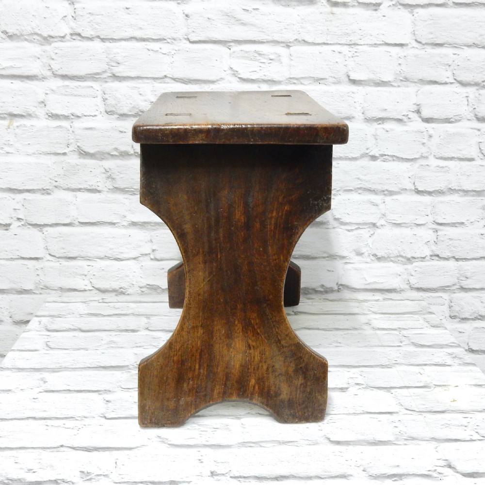 C19th Trestle Stool View V