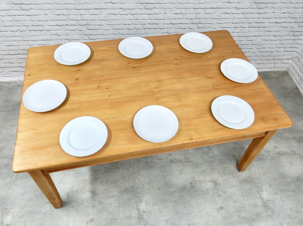 Large Pine Kitchen Table View VI
