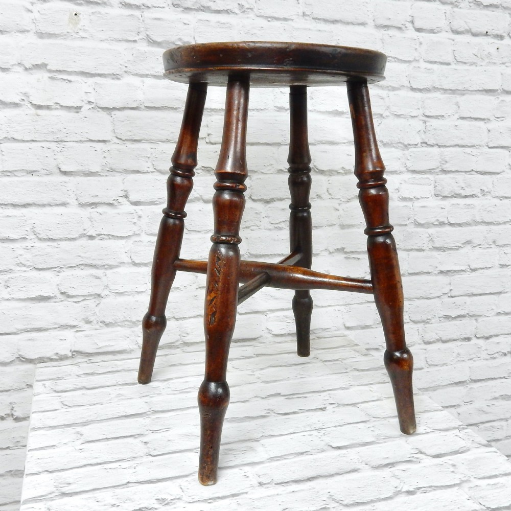 C19th Stool View II