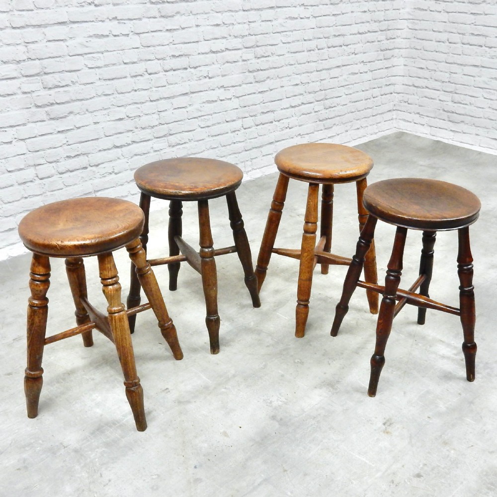 Group of 4 Pub Stools View II