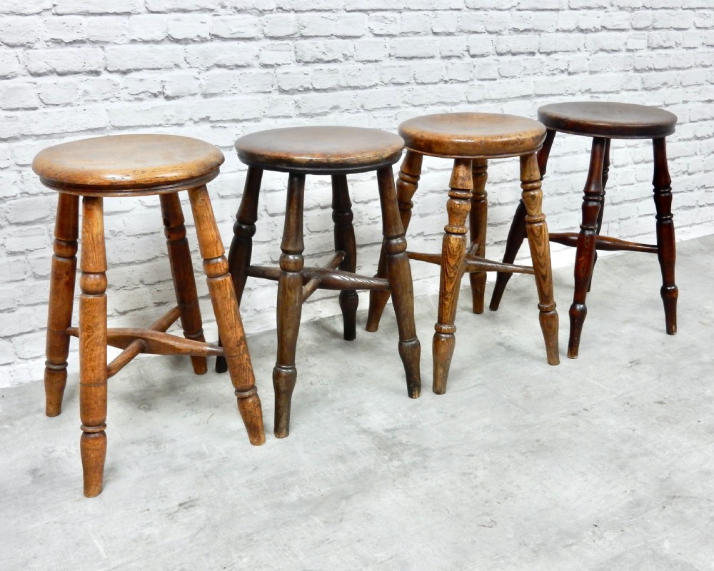 Group of 4 Pub Stools View III