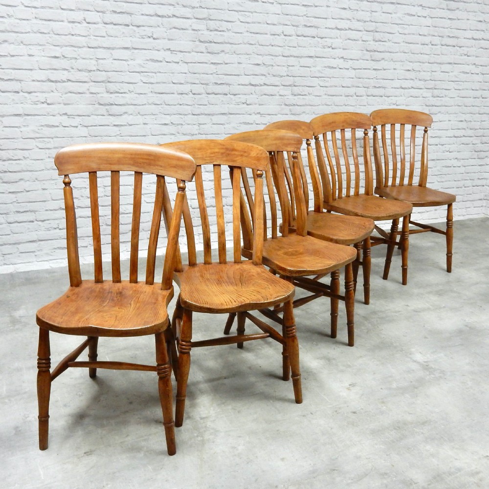 Set 6 Windsor Kitchen Chairs View II