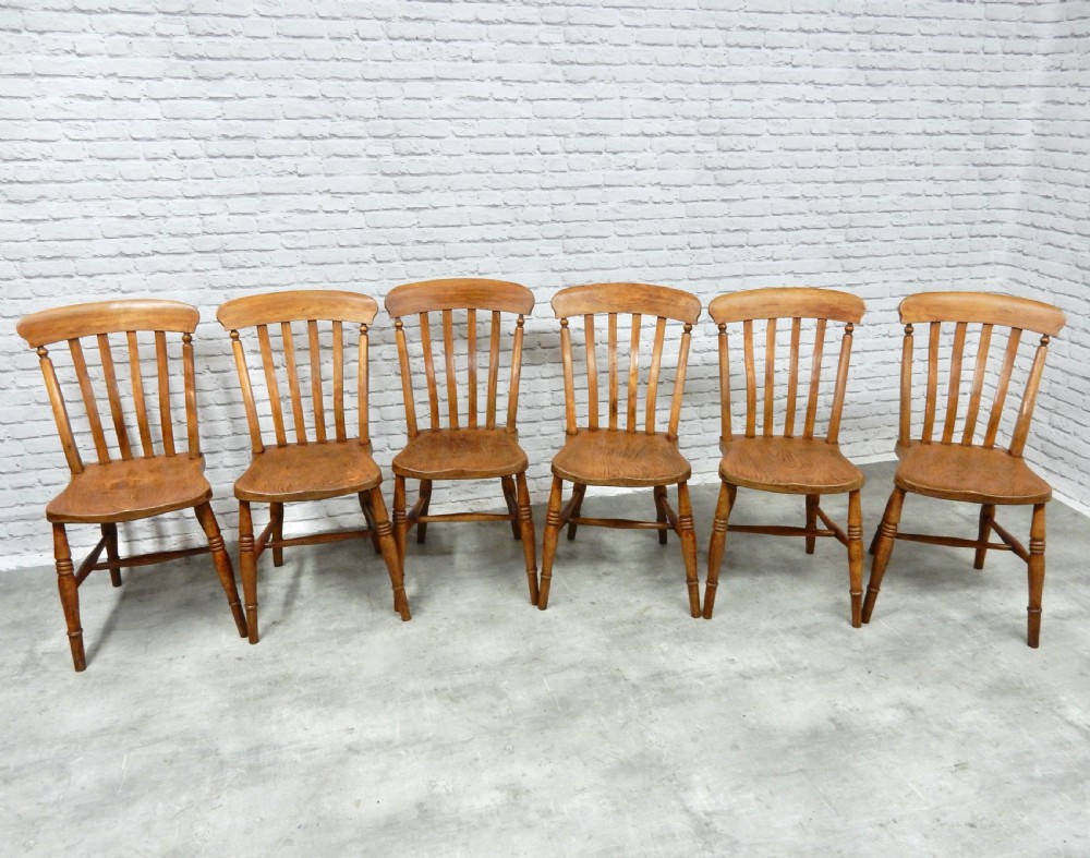 Set 6 Windsor Kitchen Chairs View III