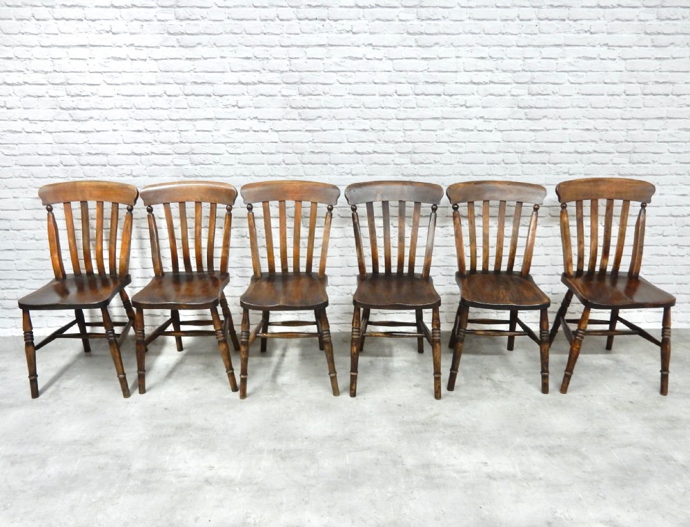 Set 6 Windsor Kitchen Chairs View IV