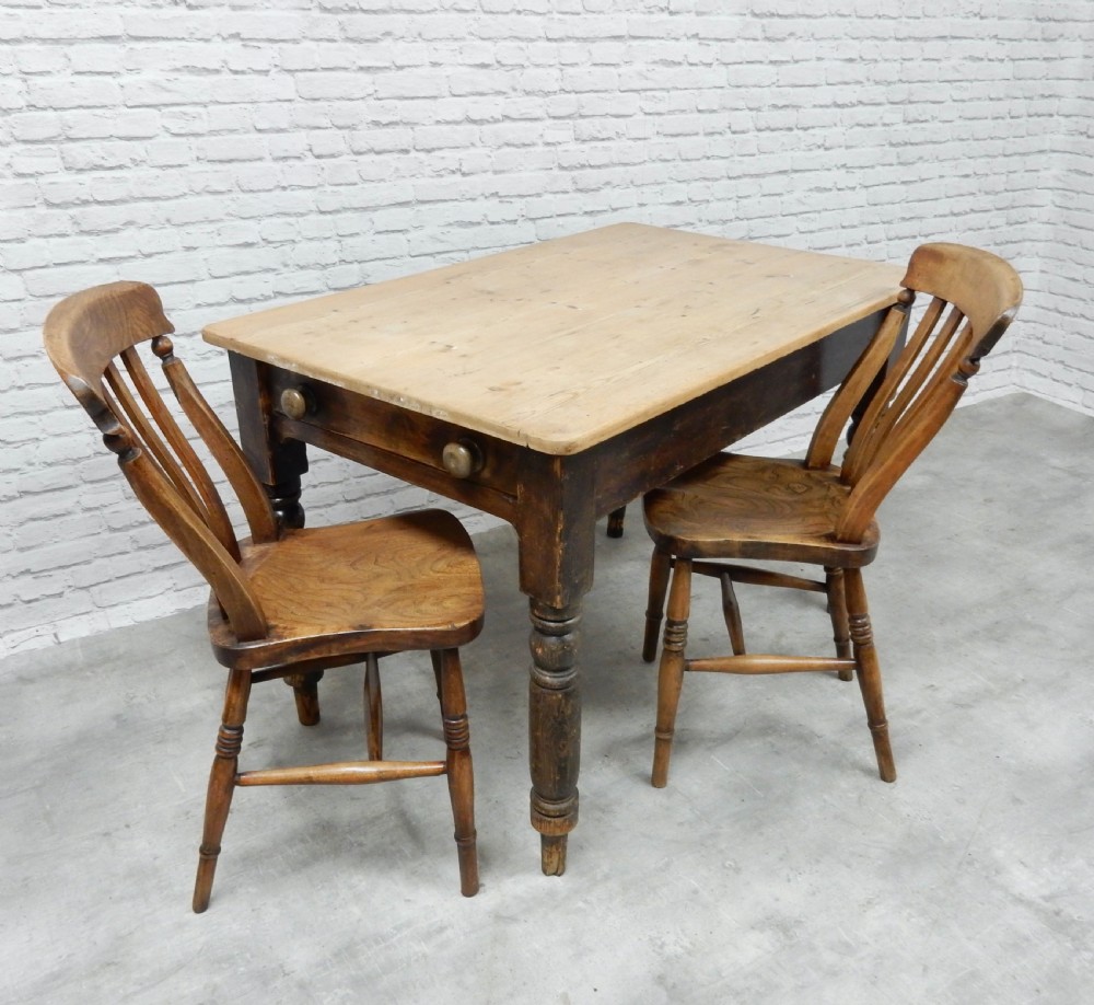 Small Pine Kitchen Table View VI