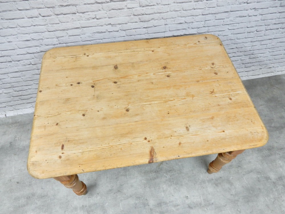 Small Pine Kitchen Table View VII