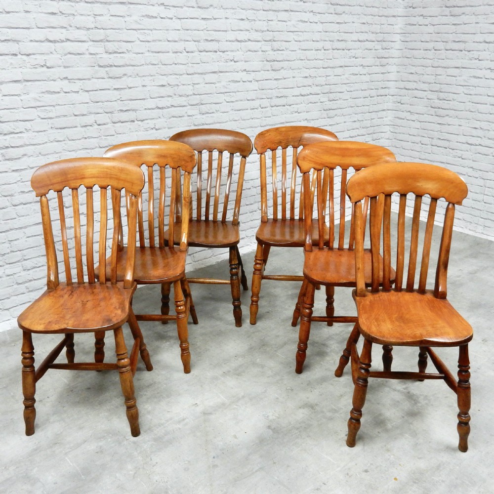 Set 6 Windsor Kitchen Chairs View II
