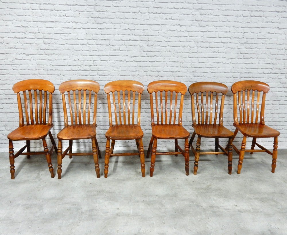 Set 6 Windsor Kitchen Chairs View IV