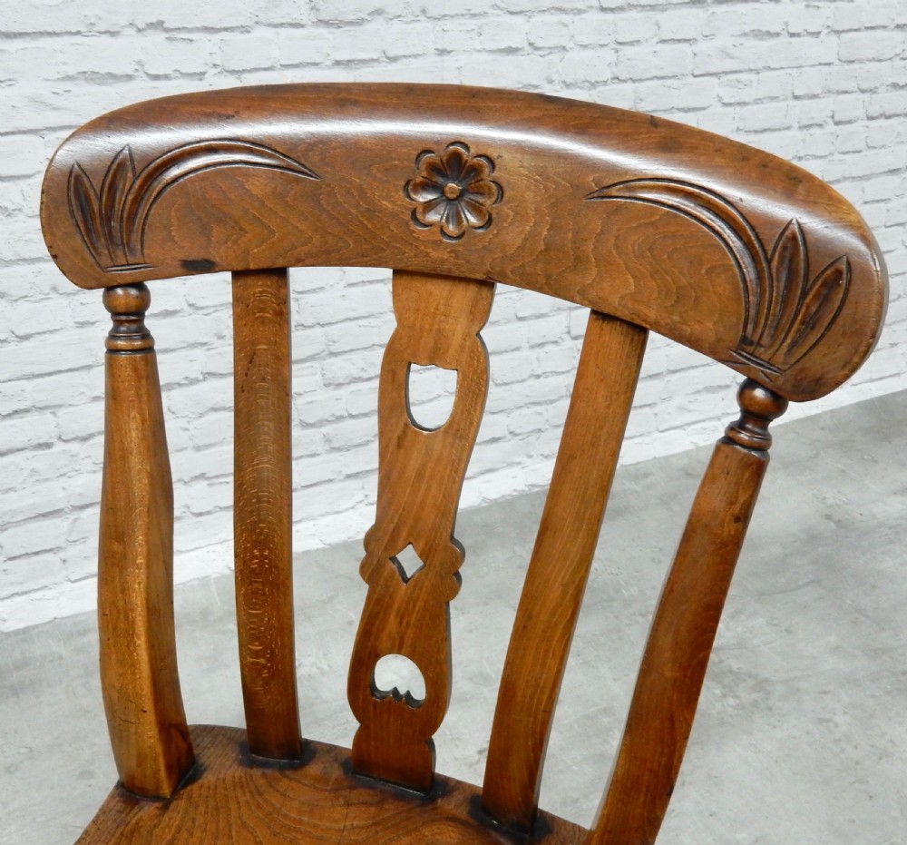C19th Windsor Kitchen Chairs (7) View VII