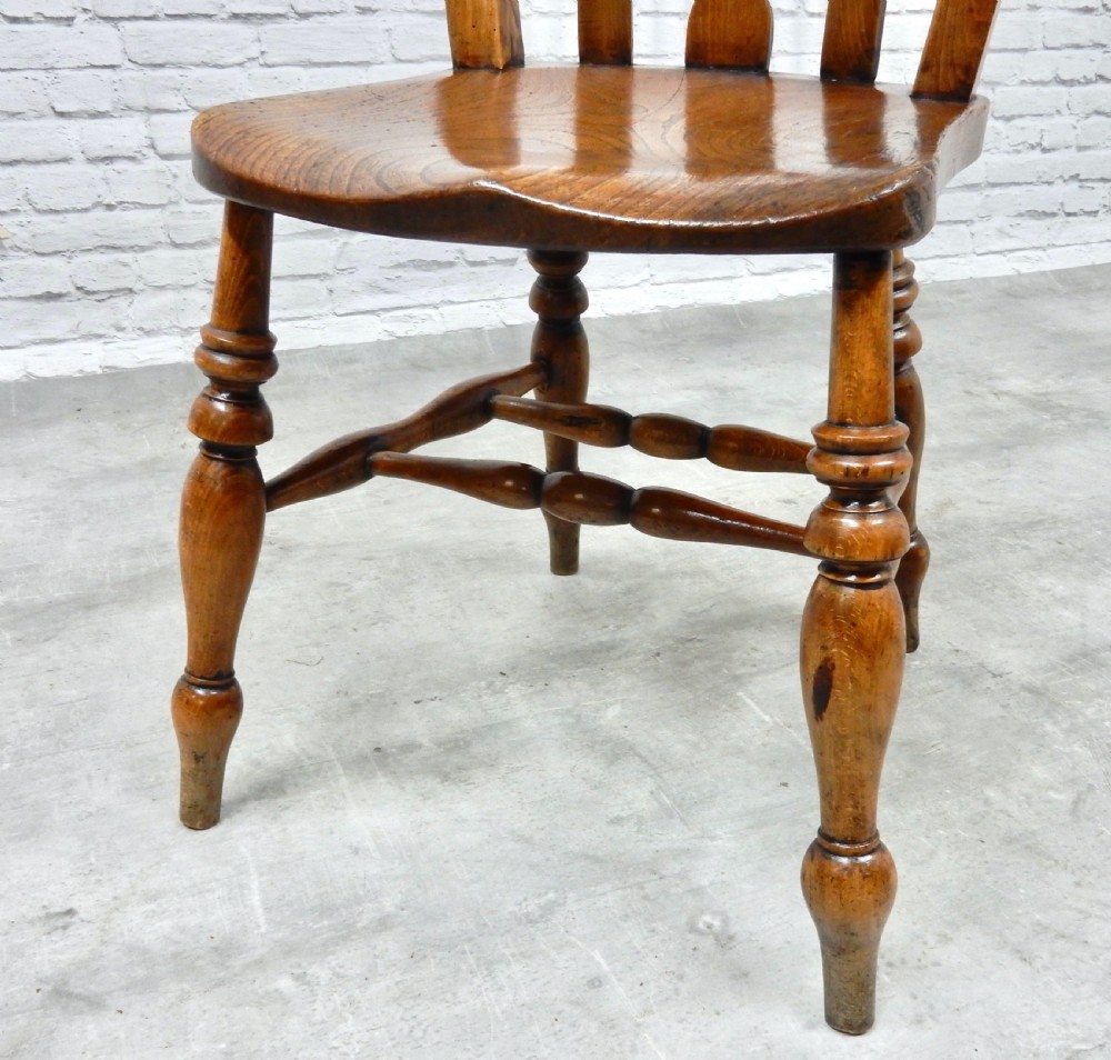C19th Windsor Kitchen Chairs (7) View VIII