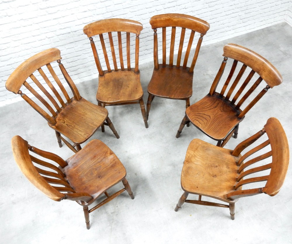 Windsor Kitchen Chairs x6 View V