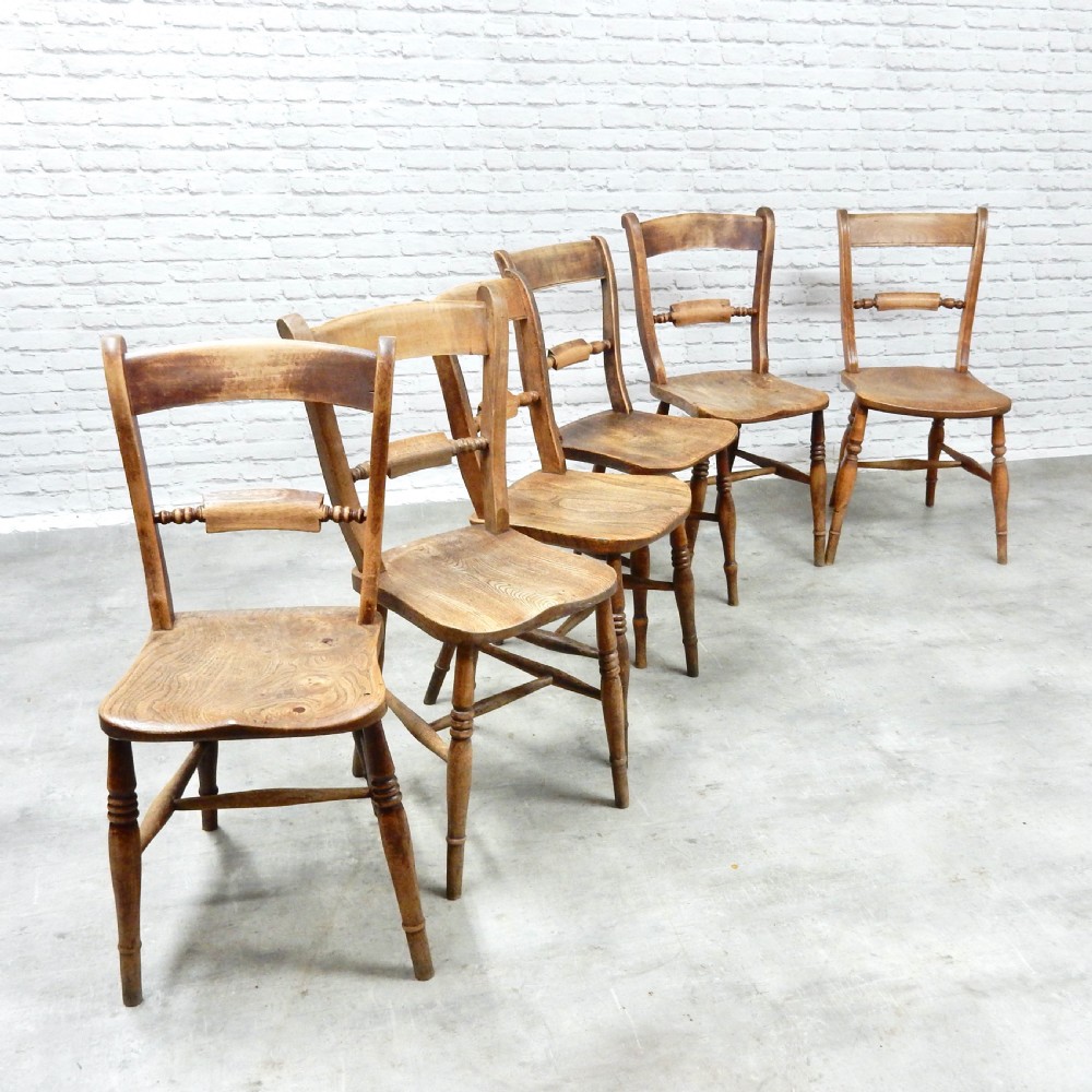 Windsor Kitchen Chairs x6