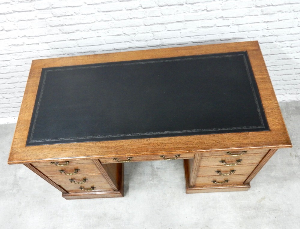 Solid Oak Desk View VI