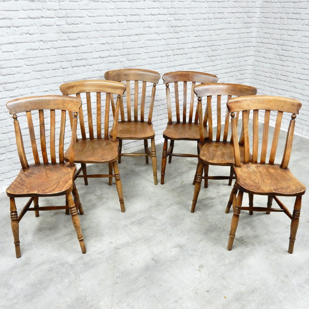 Set 6 Windsor Kitchen Chairs