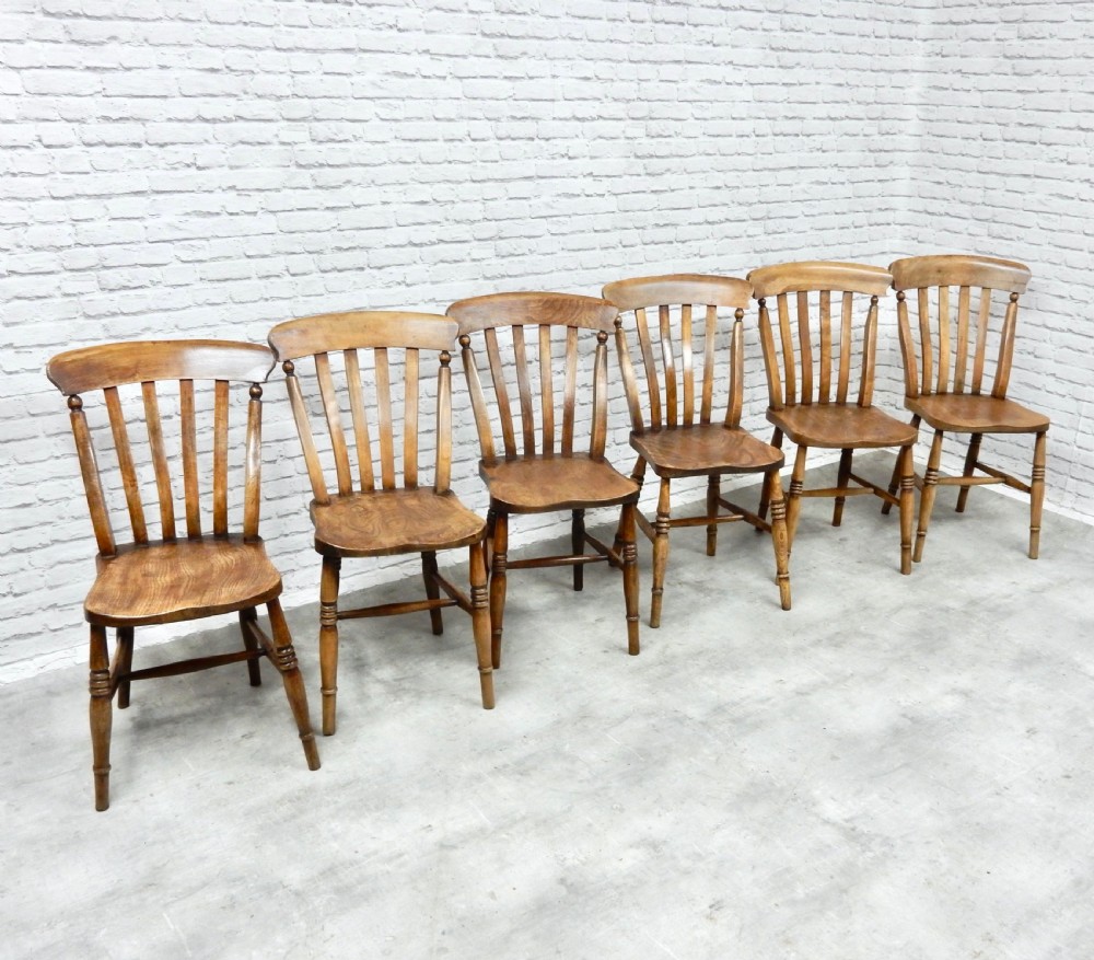 Set 6 Windsor Kitchen Chairs View III