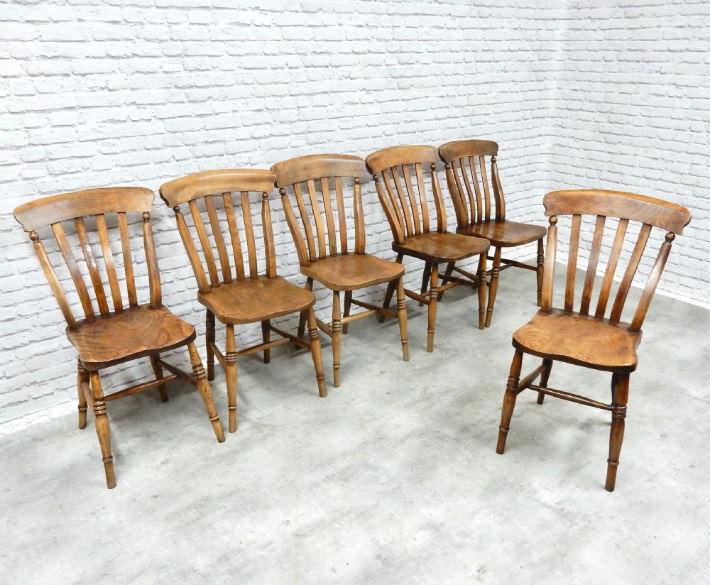 Set 6 Windsor Kitchen Chairs View IV