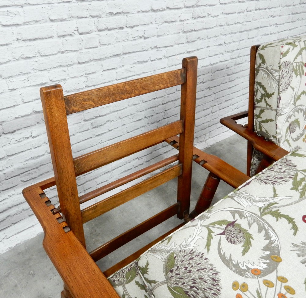Arts & Crafts Reclining Chairs x2 View VI