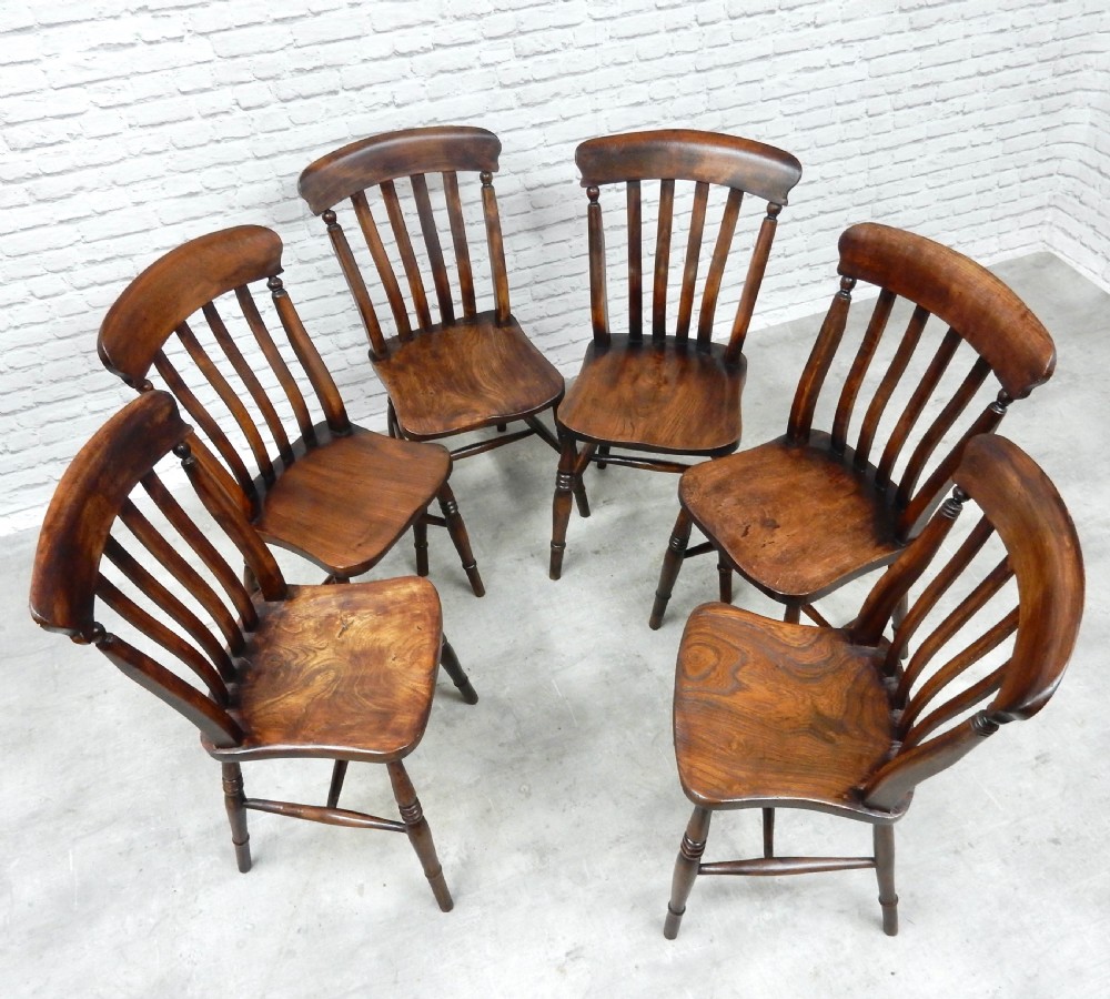 6x Windsor Kitchen Chairs View V
