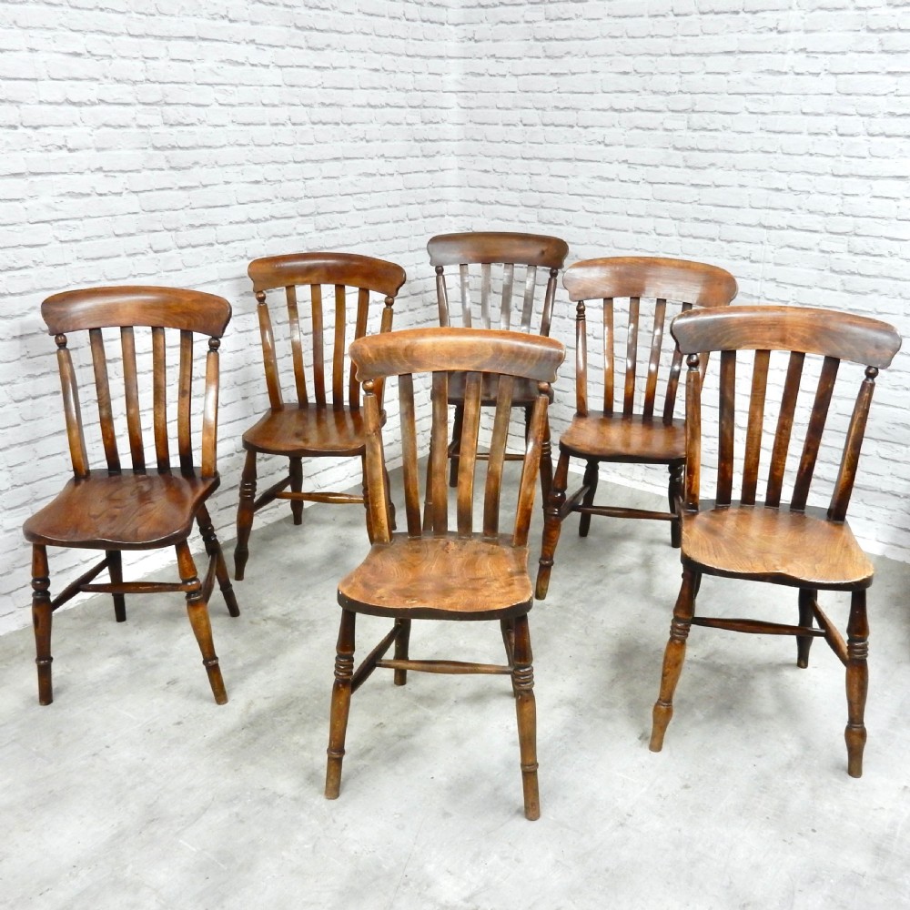 6x Windsor Kitchen Chairs View II