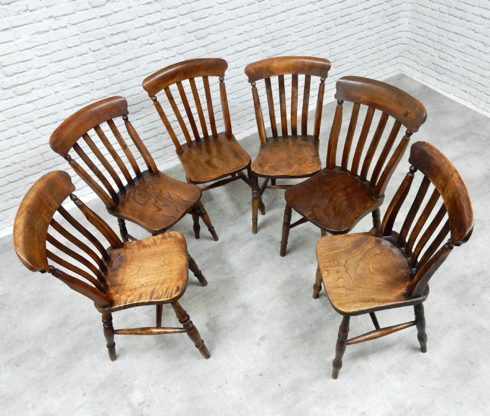 6x Windsor Kitchen Chairs View V