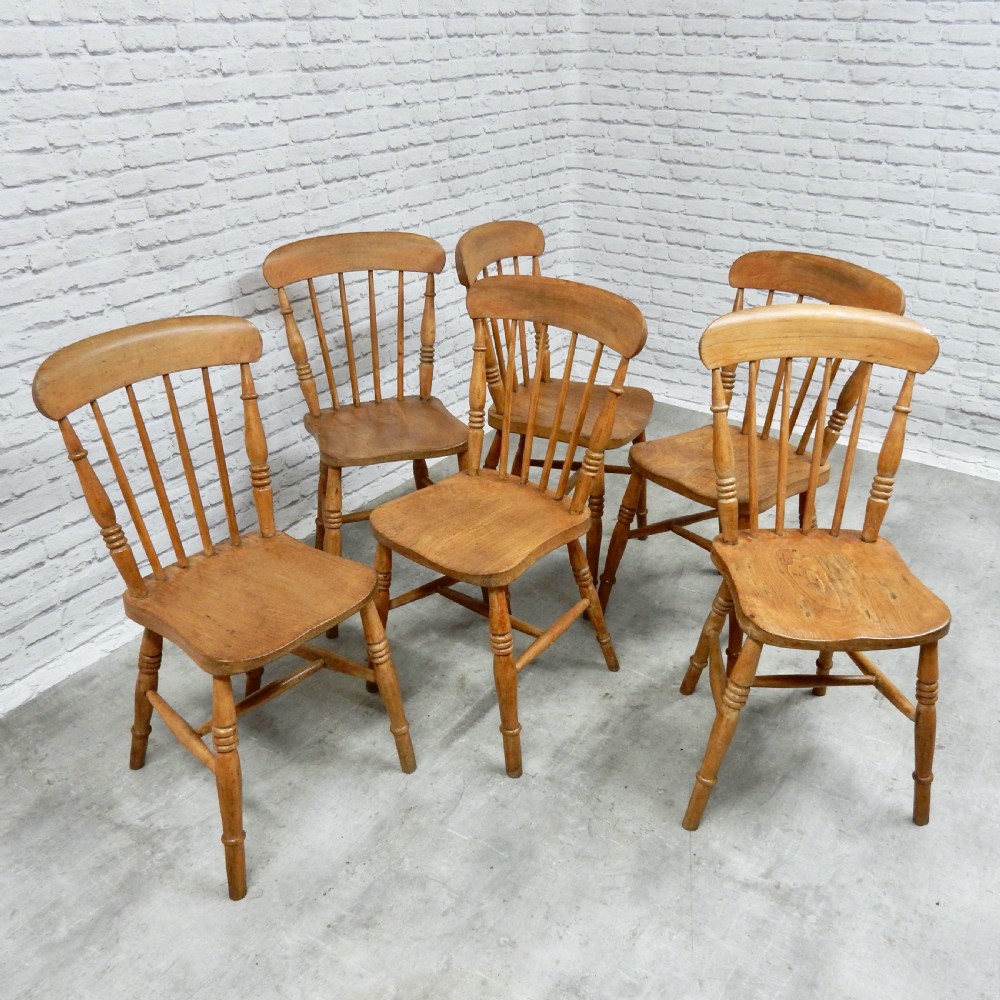 Set 6 Windsor Kitchen Chairs