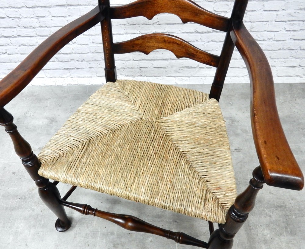 Large ladder back Armchair View V