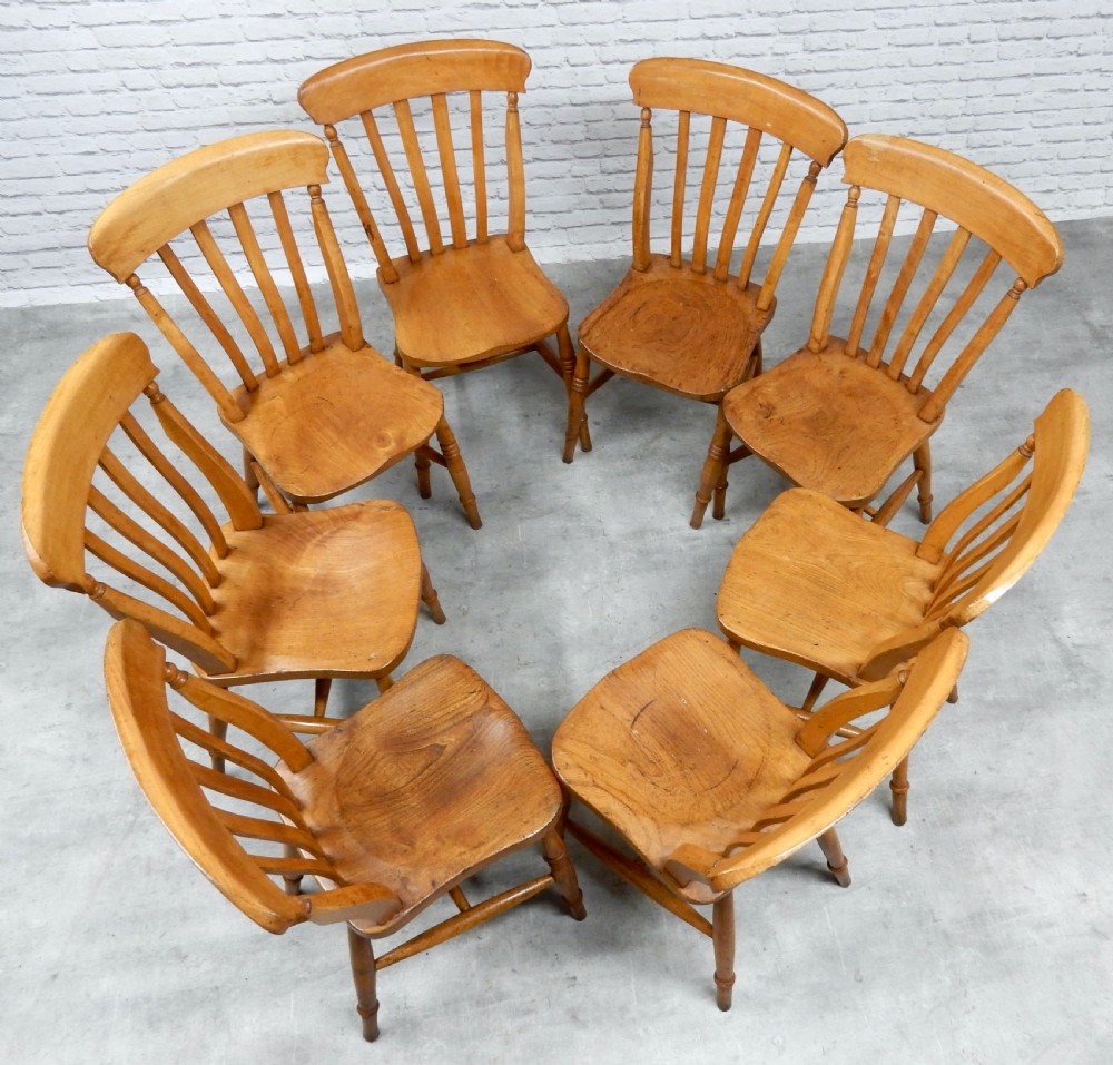 8x Windsor Kitchen Chairs View IV