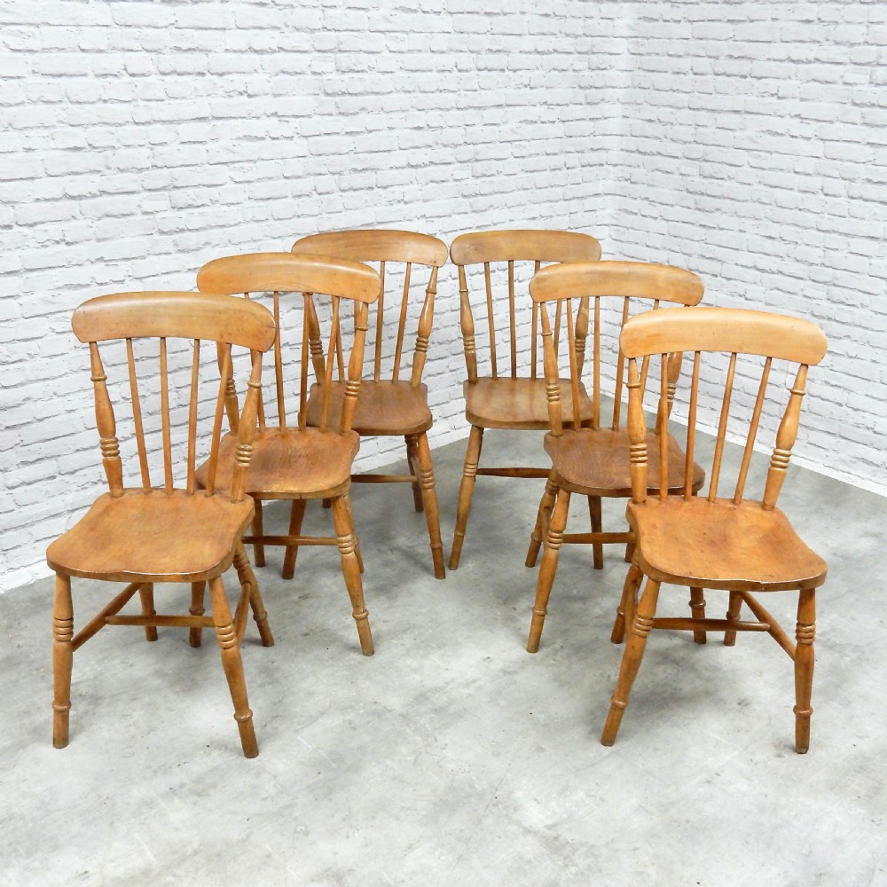 Set 6 Windsor Kitchen Chairs View II