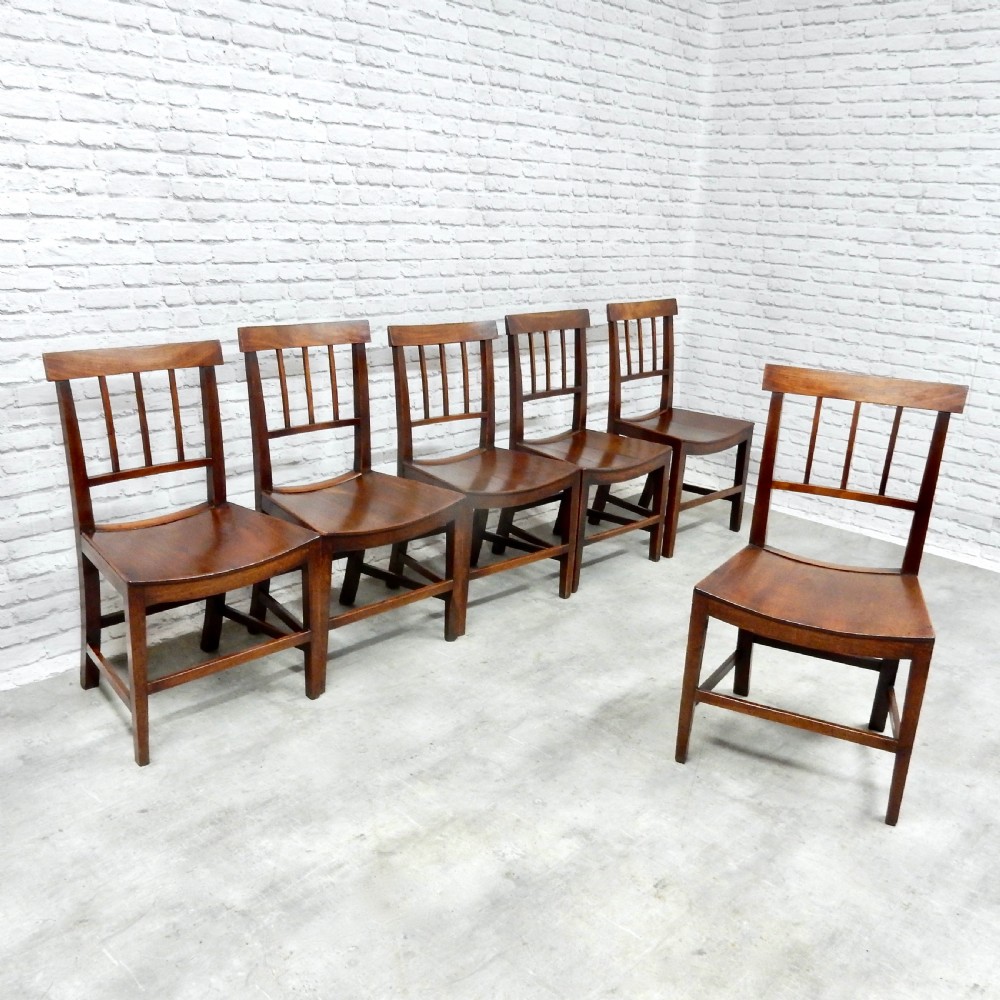 Set 6 Mahogany Dining Chairs View II