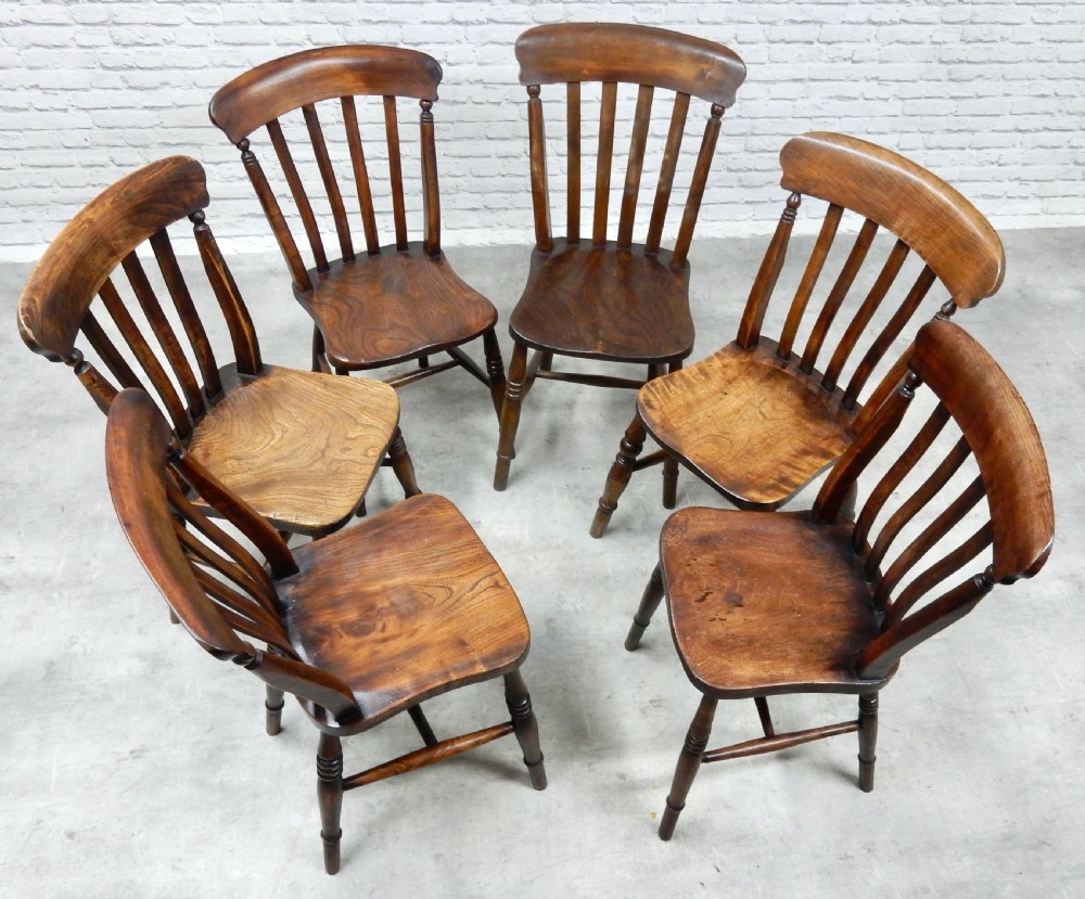 6x Windsor Kitchen Chairs View V