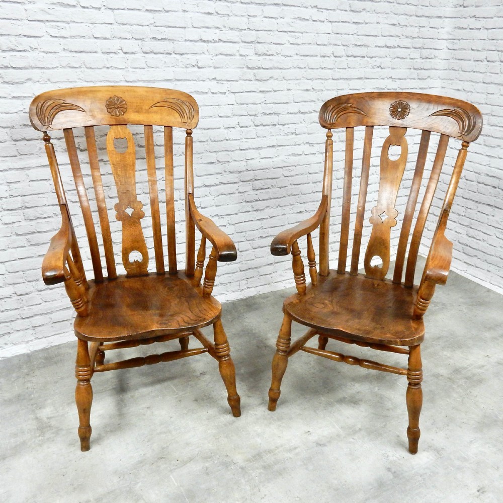 2x Windsor Armchairs