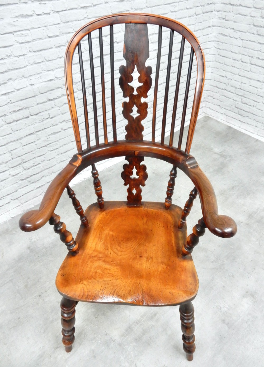 Yew Wood Windsor Armchair View IV