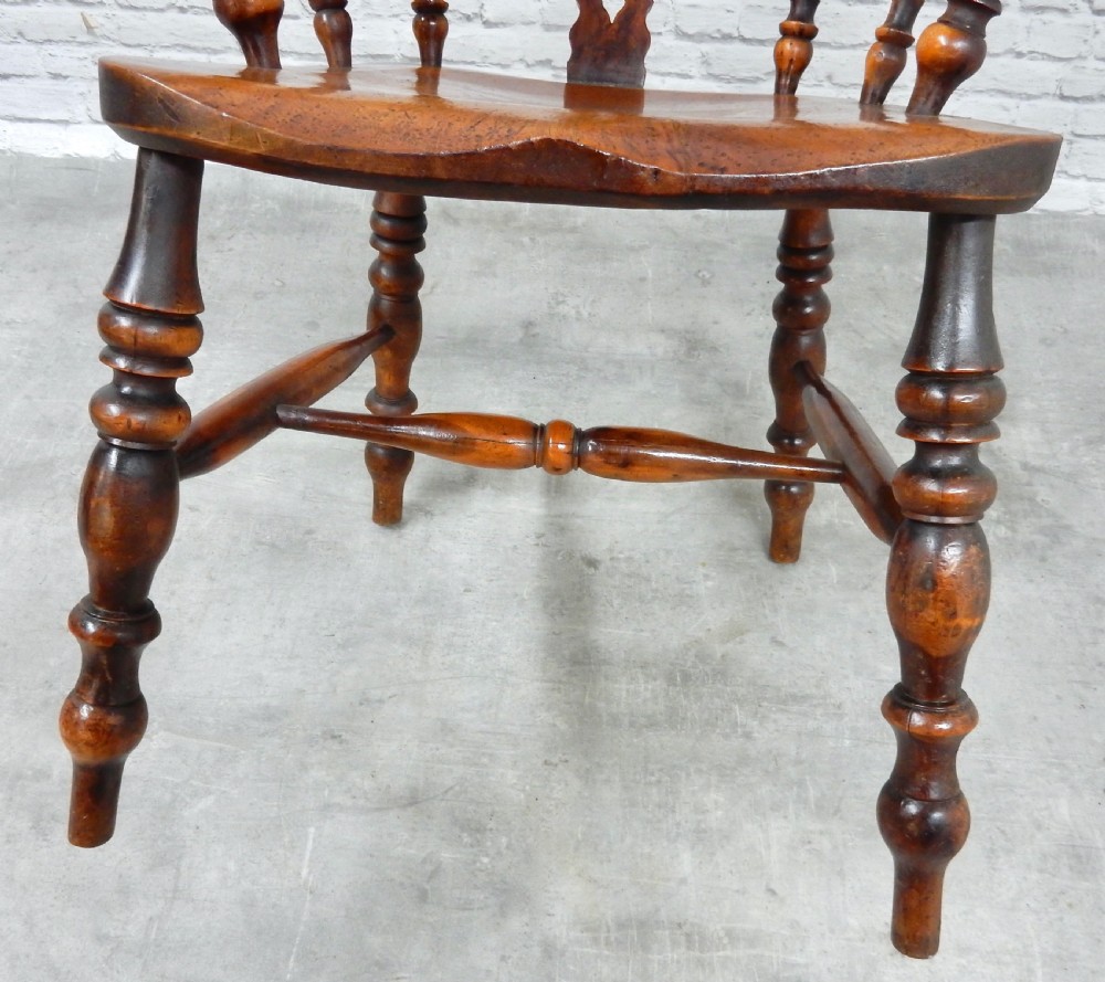Yew Wood Windsor Armchair View IX