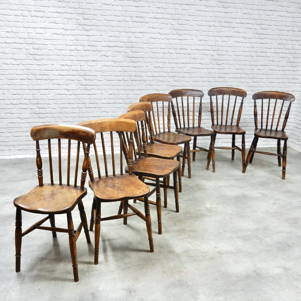 8x Windsor Kitchen Chairs View II