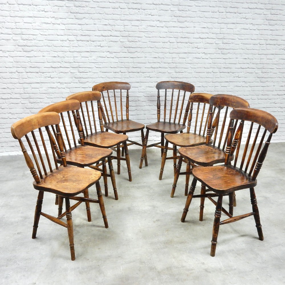 8x Windsor Kitchen Chairs View IV