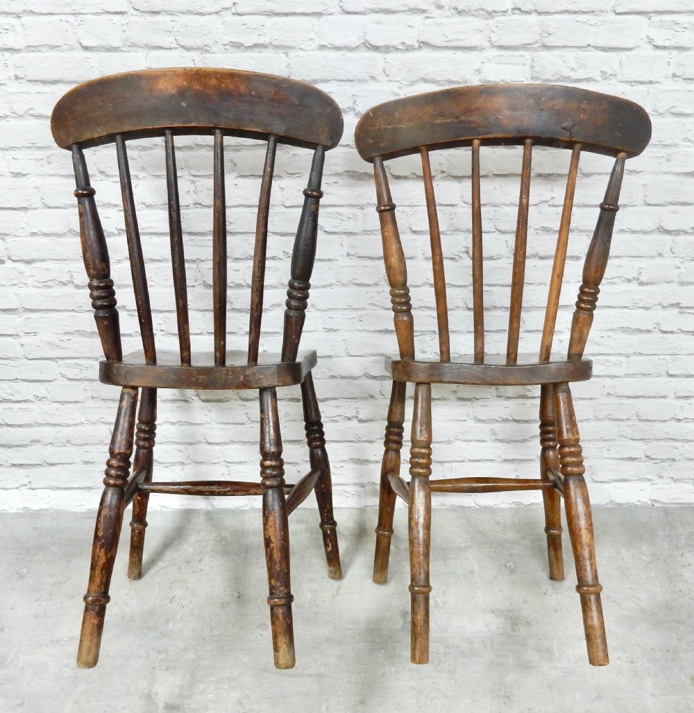 8x Windsor Kitchen Chairs View X