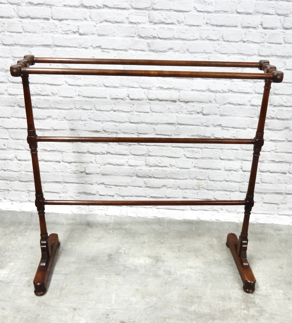 Mahogany Towel Rail View IV