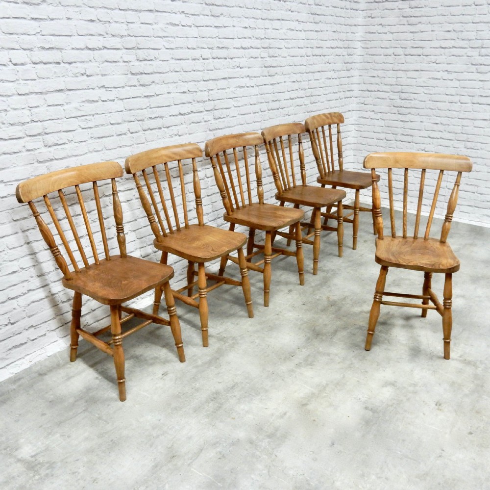 Set 6 Windsor Kitchen Chairs View III