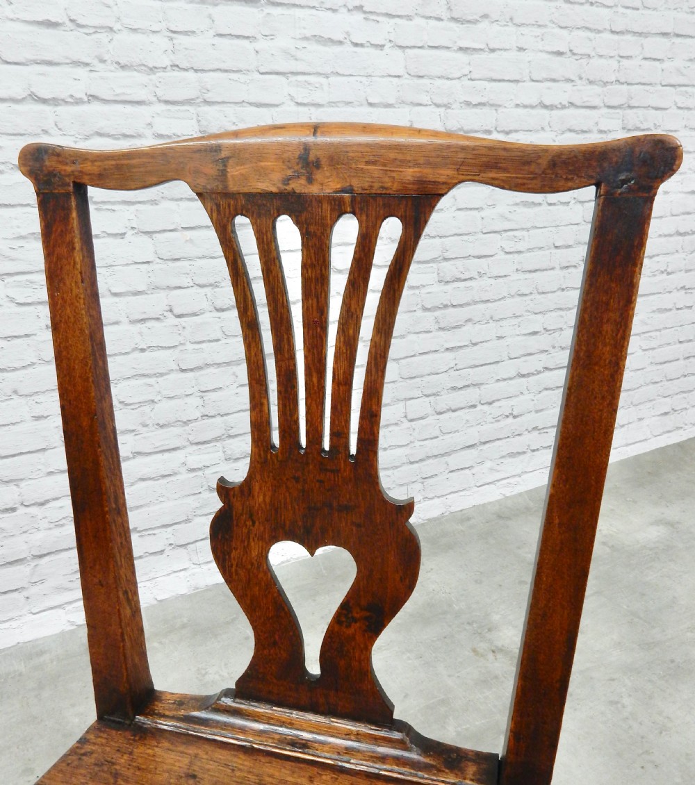 Set 6 Georgian Oak Dining Chairs View VIII