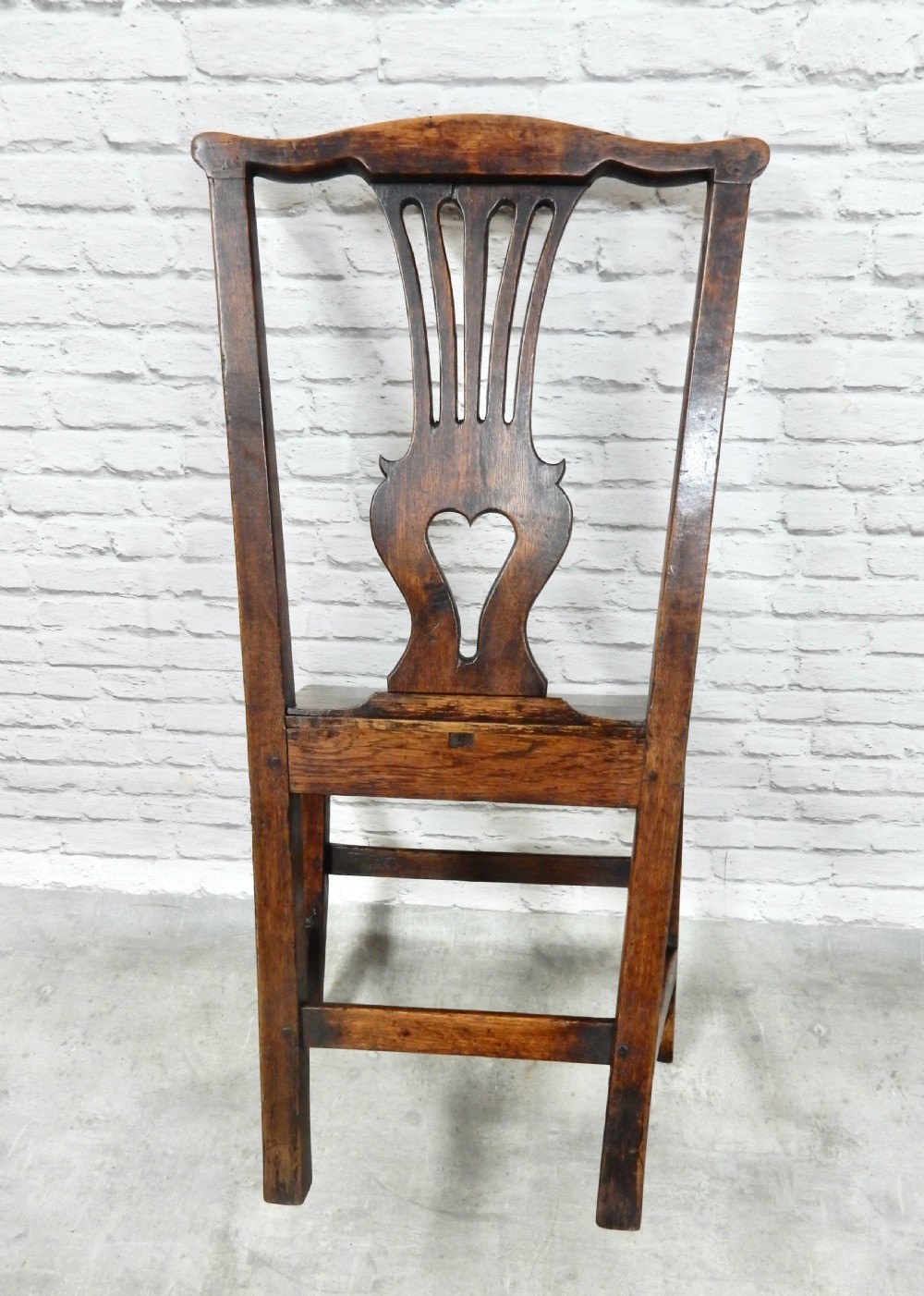 Set 6 Georgian Oak Dining Chairs View IX