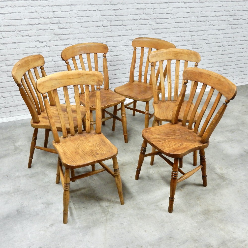 6x Windsor Kitchen Chairs