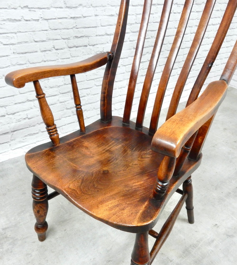 Large Windsor Lathback Armchair View VI
