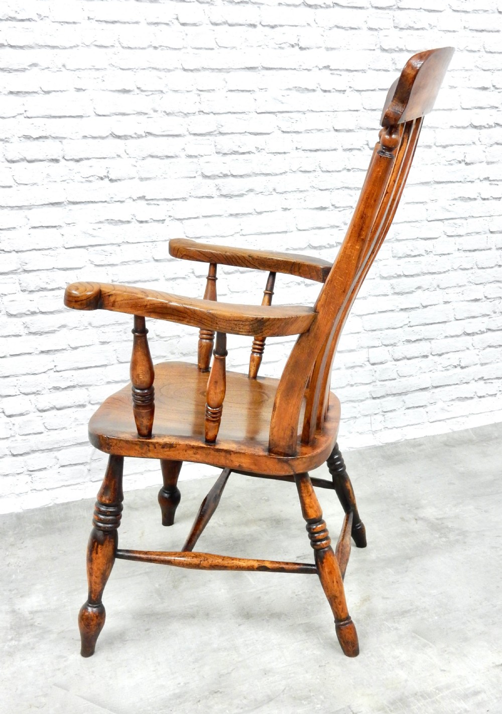 Large Windsor Lathback Armchair View VII